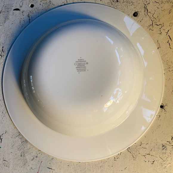 1 Corelle Rimmed Just White 1 Qt Serving Bowl - Picture 3 of 11